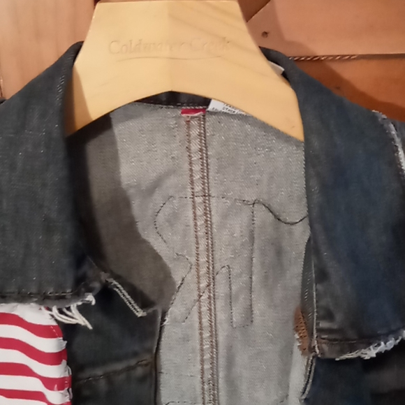 🟢 TRU SOJA band Jean Vest - Picture 4 of 8